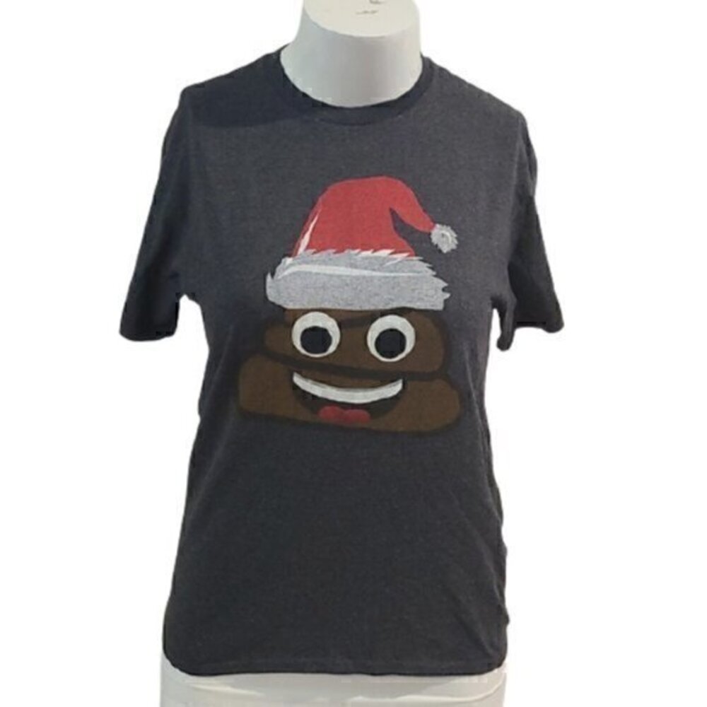 Emoji Poop Santa Shirt